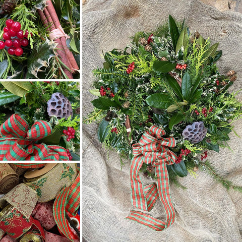 Christmas Wreath Workshop - Sunday 17 Dec 1.30pm to 3.30pm